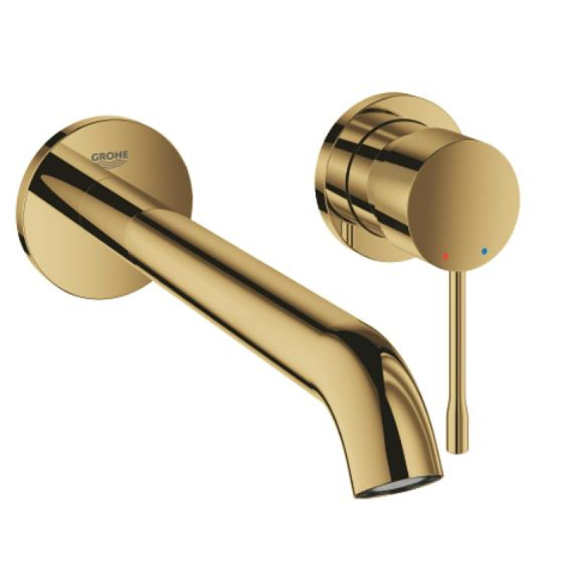 Grohe iebūvējamā izlietnes maisītāja Essence virsapmetuma daļa, 2 caurumu, iztece 230 mm, no sienas, cool