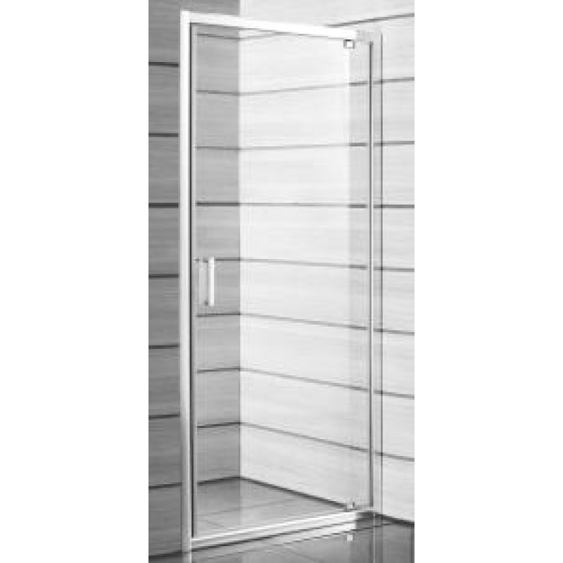 Jika dušas durvis Lyra Plus, 900 mm, h=1900, balts/caurspīdīgs stikls