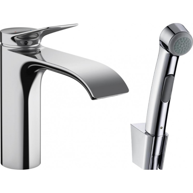 Hansgrohe izlietnes maisītājs Vivenis Bidette 110, ar push-open, hroms