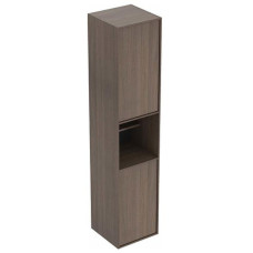 IFO augstais skapis Sense Art, 366x 360 mm, h=1725 mm, 2D + vaļējs plaukts, walnut