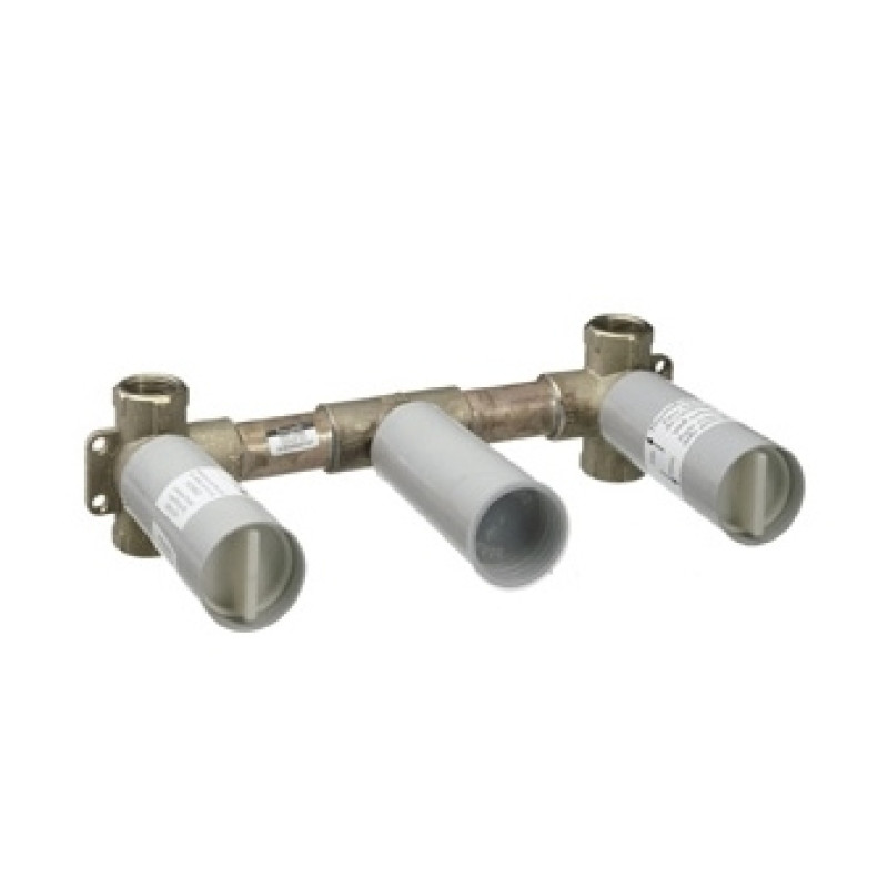 Hansgrohe iebūvējamā izlietnes maisītāja zemapmetuma daļa, 3 caurumu, no sienas