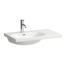 Laufen izlietne Lua, 750x460 mm, bļoda kreisajā pusē, balta