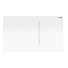 Viega taustiņš Visign for More 200, 226x135 mm, balts stikls