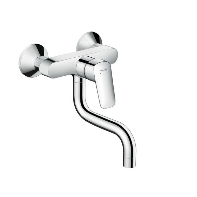 Hansgrohe virtuves izlietnes maisītājs Logis, no sienas, hroms