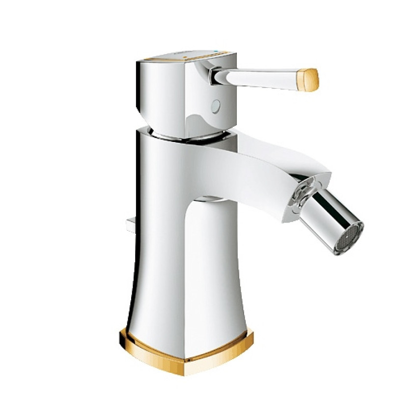 Grohe bidē maisītājs Grandera, ar pop-up, hroms/zelts