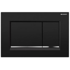 Geberit taustiņš Sigma30, 246x164 mm, melns/hroms/melns