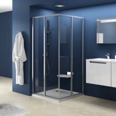 Ravak dušas durvis stūrim SRV2-S, 900 mm, h=1850, satīns/pearl