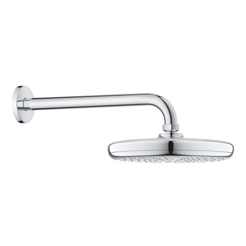 Grohe dušas galva ar turētāju Tempesta 210 I, L=286 mm, no sienas, hroms