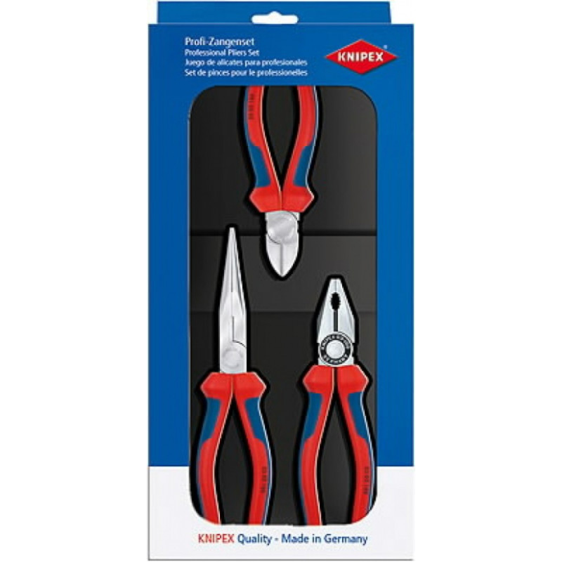 Knipex Stangu komplekts Comfort set 3gab. 0302180, 2612200, 7002160, Knipex