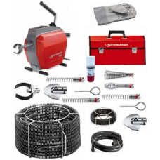 Rothenberger Cauruļu tīrīšanas  iekārta R600, komplektā 16mm+22mm spirāle, Rothenberger