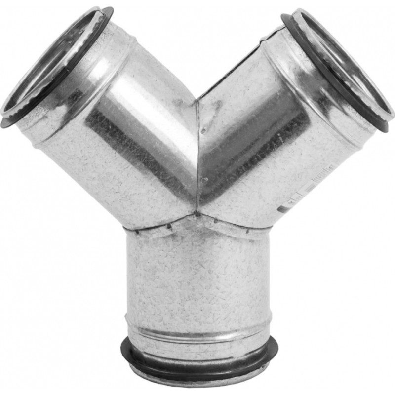 Europlast Bikses trejg. Ø125/Ø125/Ø125mm-45° ar gumijām