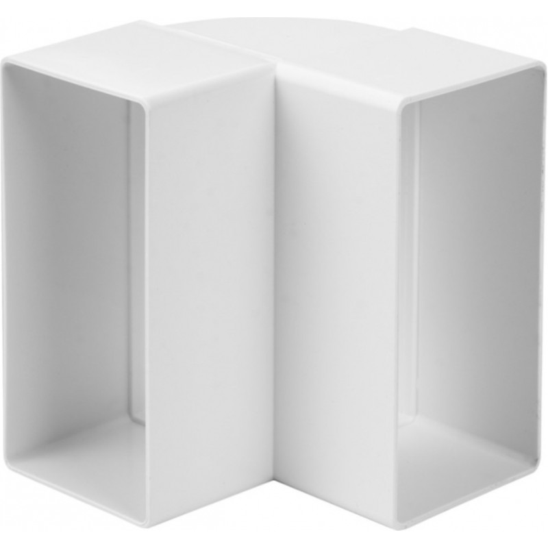 Europlast līkums vertikāls plastmasas, 110x55mm, 90°