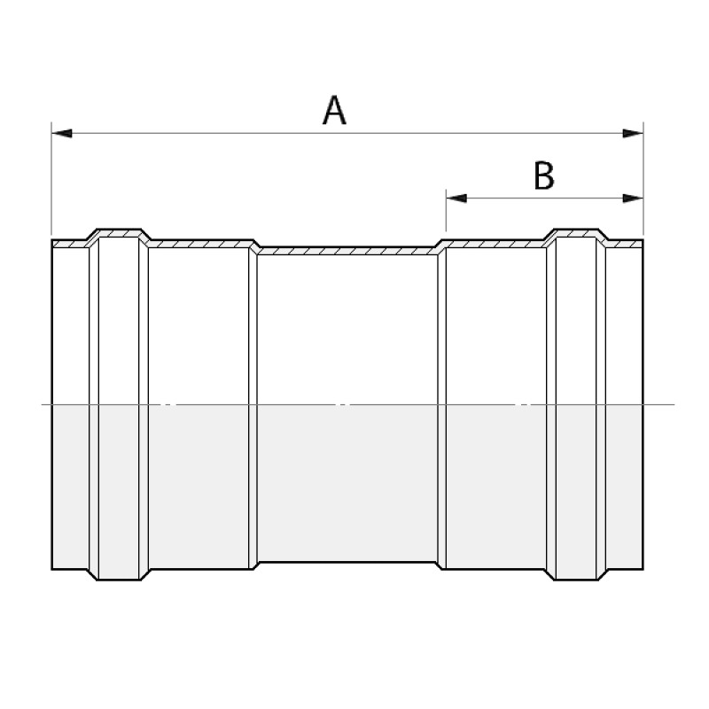 Almeva PL dubultuzmava DN100 - gab.