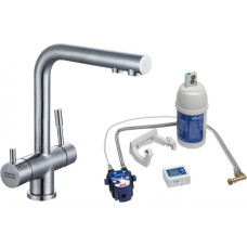 Franke Wellfresh 110 kombinētais dzeramā un parasta ūdens maisītājs ar filtru, nerūsējošs tērauds - gab.