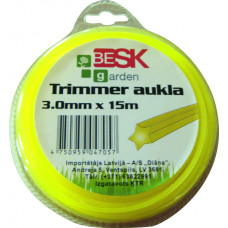 Besk Trimmera aukla 1.6mm*15m zvaigzne