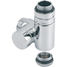 Carlo Poletti Rad. noslēgvārsts Corner Combi 1/2` x 24-19, 90°, hromēts (lab.p.)