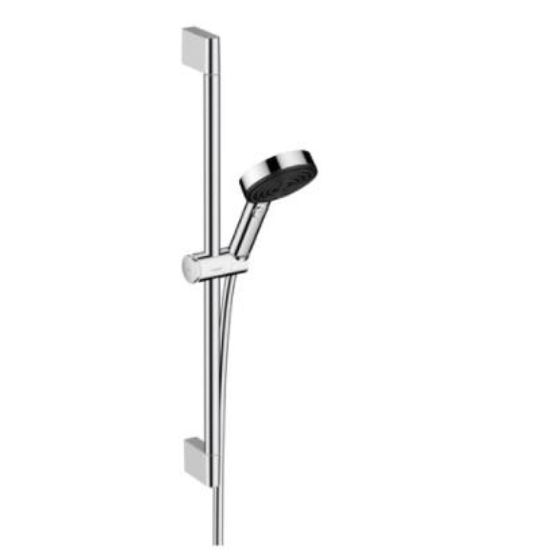 Hansgrohe Pulsify Select S 105 EcoSmart Dušas komplekts, 3 režīmi, 65cm stanga, hroms