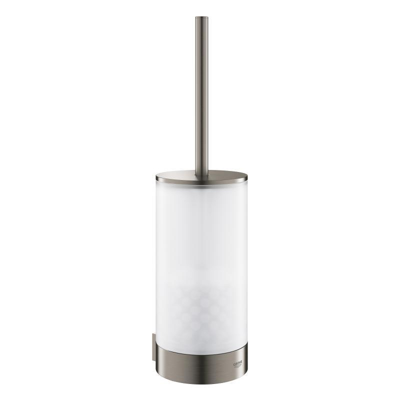 Grohe tualetes birste ar turētāju Selection, brushed hard graphite