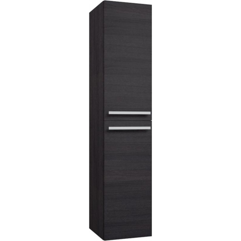 Raguvos Baldai augstais skapis Serena, 350x350 mm, h=1600 mm, 2D, black oak