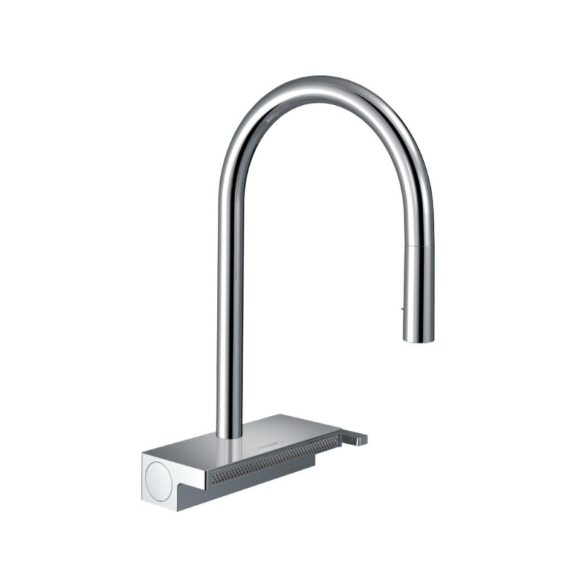 Hansgrohe virtuves izlietnes maisītājs ar izvelkamu dušu Aquno Select M81 170 3jet, hroms + sBox