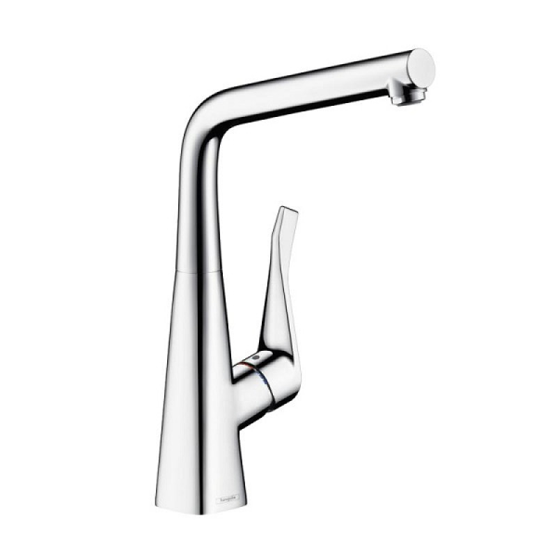 Hansgrohe virtuves izlietnes maisītājs Metris M71 320 1jet, stainless steel optic