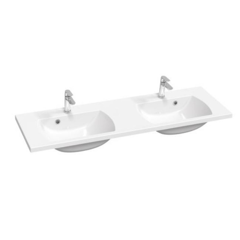 Ravak izlietne Classic II, 1300x450 mm, dubultā, balta