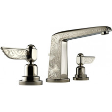 Nicolazzi izlietnes maisītājs Liberty, ar pop-up, 3 caurumu, polished nickel