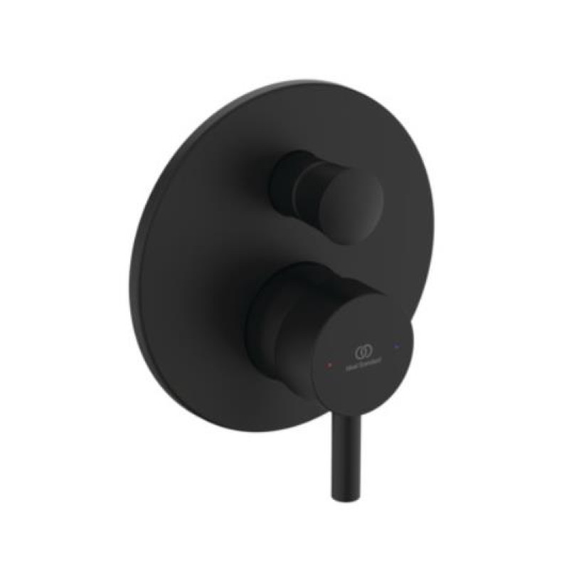 Ideal Standard iebūvējams vannas/dušas maisītājs Ceraline, silk black