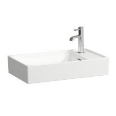 Laufen izlietne Meda, 600x350 mm, maisītāja caurums L pusē, balta LCC