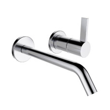 Laufen iebūvējamā izlietnes maisītāja Kartell virsapmetuma daļa, 2 caurumu, iztece 175 mm, no sienas, hroms