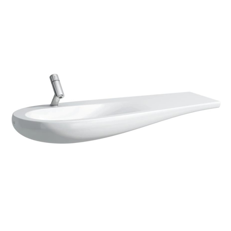 Laufen izlietne Alessi One, 1200x500 mm, bļoda kreisā pusē, balta LCC