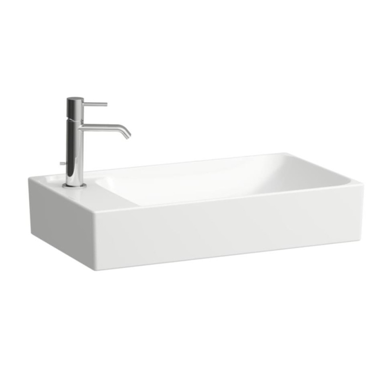 Laufen izlietne Meda, 600x350 mm, maisītāja caurums KR pusē, balta LCC