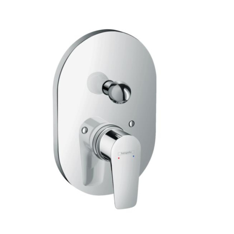 Hansgrohe iebūvējamā vannas maisītāja Talis E virsapmetuma daļa, hroms