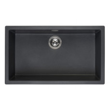 Reginox virtuves izlietne Amsterdam 72, viena bļoda, 780x460 mm, black silvery
