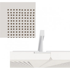 Knauf Danoline Contur (D) akustiskie piekaramie griesti, 12.5x600x600mm, S24, Micro