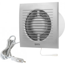 Europlast elektroventilators E-EXTRA, Ø100mm ar vadu un slēdzi, sudraba