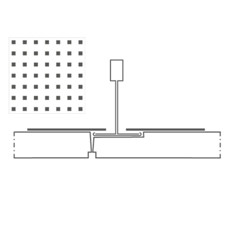 Knauf Danoline Contur piekaramie griesti 12.5x600x600 D, S24, U3