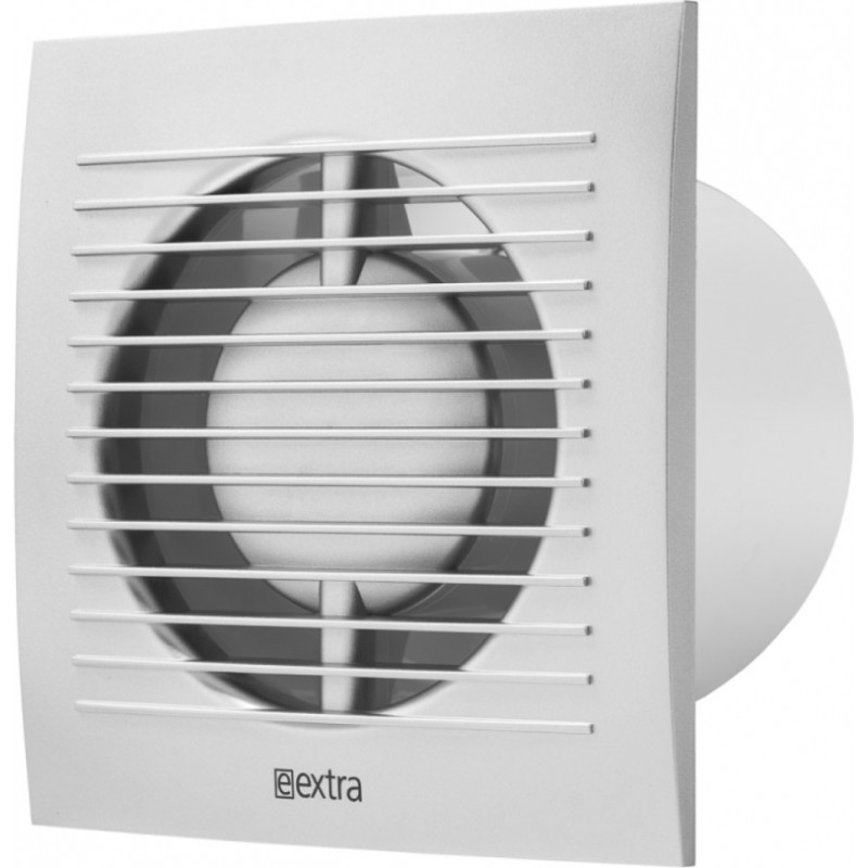Europlast elektroventilators E-EXTRA, Ø125mm ar taimeri, sudraba