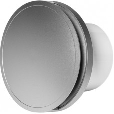 Europlast elektroventilators, apaļš E-EXTRA, Ø125mm ar noslēgvāku, lodīšu gultni, sudraba