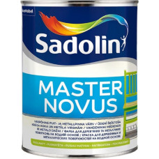 Sadolin Master Novus Pusmatēta krāsa uz ūdens bāzes, koka un metāla virsmām BW 1L