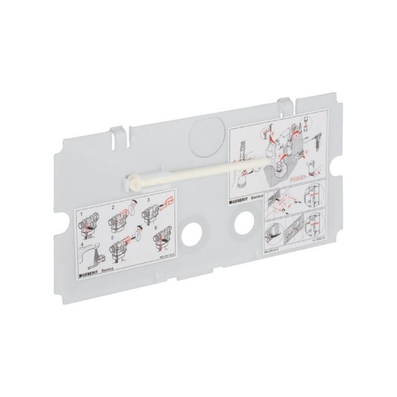 Geberit aizsargplate iebūvētajai skalojamajai kastei Twinline