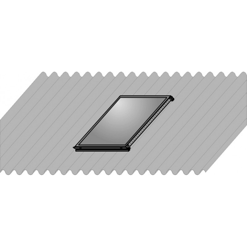 Wolf AluPlus jumta montāžas komplekts 1 kolektoram, vertikāli - gab.