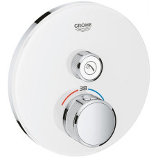 Grohe Grohtherm SmartControl dušas termostata virsapmetuma daļa, 1 režīms, balts - gab.