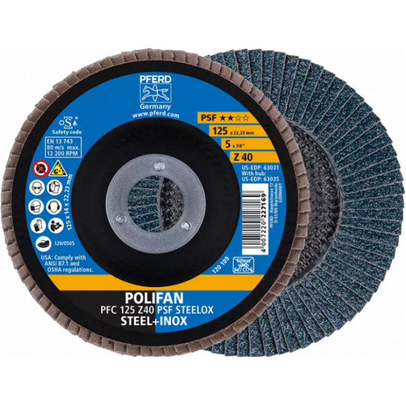 Pferd Lapiņdisks PFERD PFC125 Z PSF 60