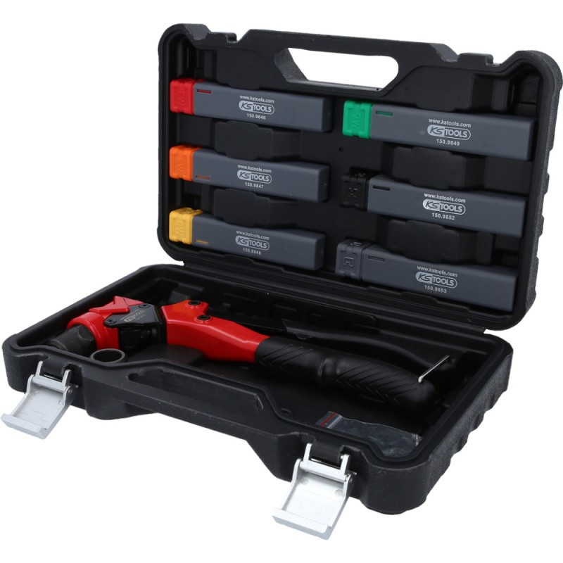 Ks Tools Kniedētāja komplekts 3-in-1, rotējošs, 12 gab., KS Tools