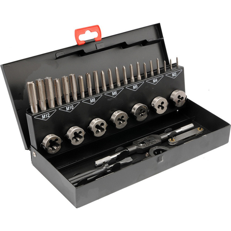 Yato Vītņgriežu un ripu komplekts M3-M12 (32gab.) YT-2975 YATO