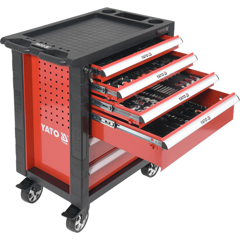 Yato Servisa instrumentu skapis, 6 atvilktnes (177gab.) YT-55300 YATO