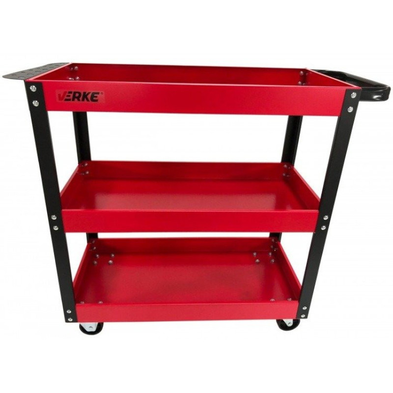 Verke Instrumentu ratiņi ar 3 plauktiem 730x370mm VERKE