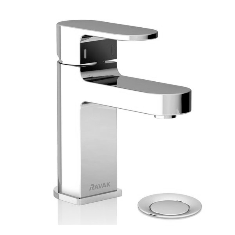 Ravak izlietnes maisītājs Chrome CR 011.00, ar pop-up, hroms