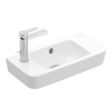 Villeroy & Boch izlietne O.novo Compact, 500x250 mm, maisītāja caurums kreisajā pusē, balta